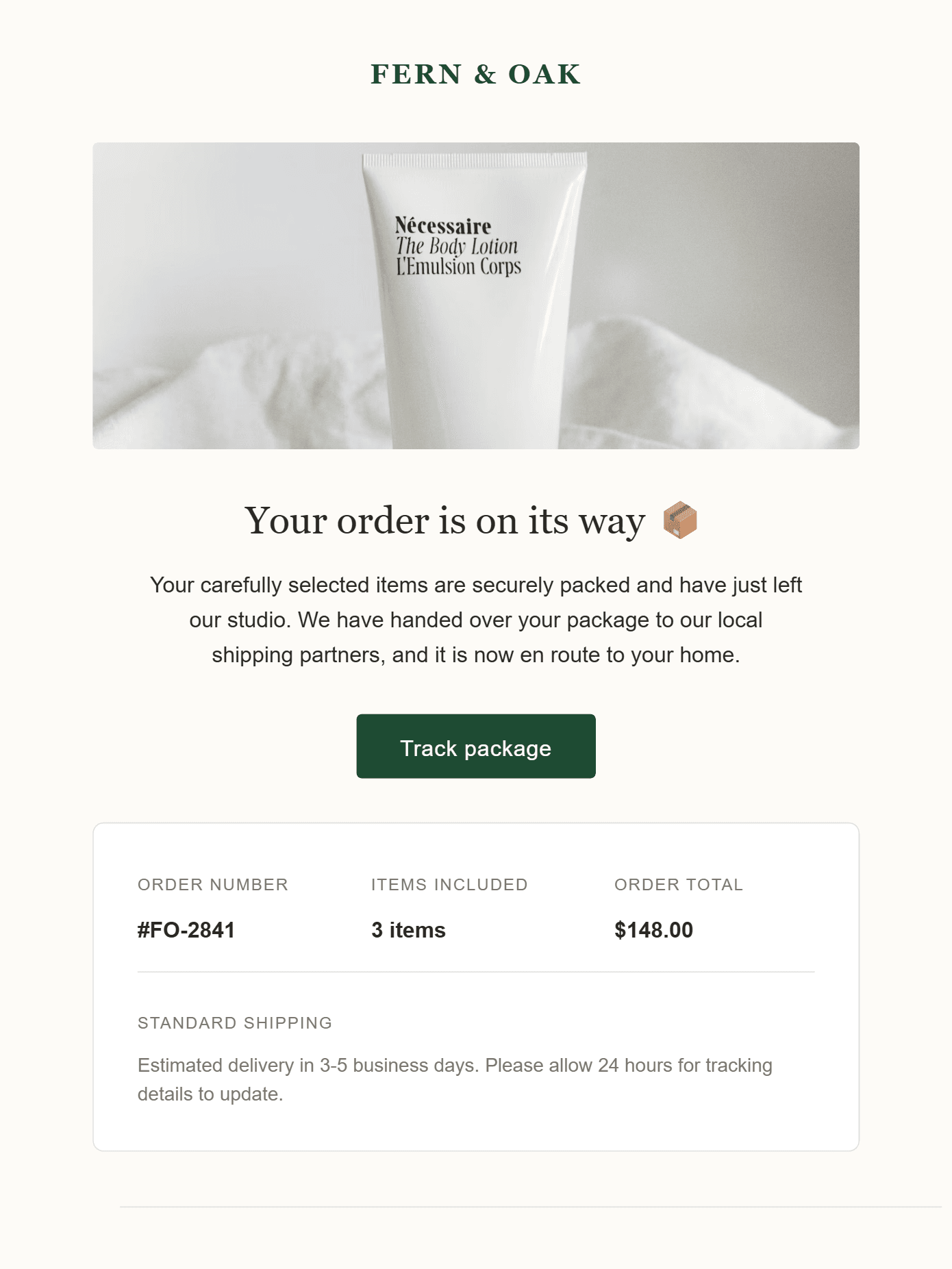 Order Shipped
